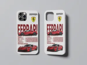 Ferrari SF90 iPhone Silicone Case High-End Series 